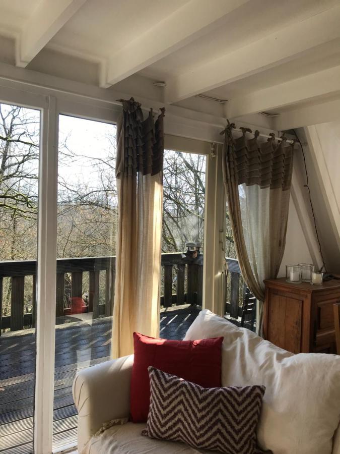 Heavenly Renovated Cabin Near Pittoresque Durbuy - Whistler Vila Exterior foto